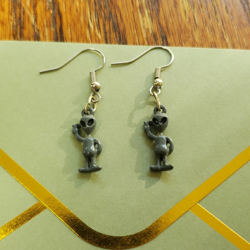 Alien Earrings